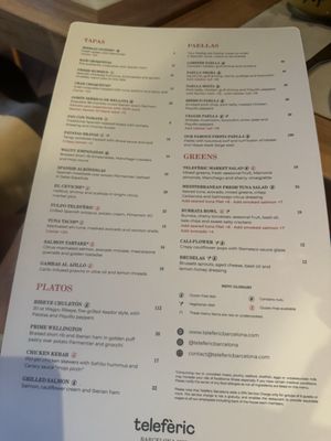 Menu photo 8 Teleferic Barcelona Newport Beach, CA Menu photo 8 Teleferic Barcelona Newport Beach, CA
