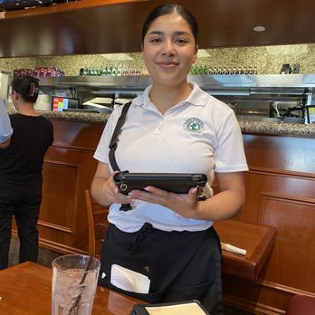 Panini Kabob Grill - This is our server Mirrela. Very warm very helpful. Food looks wonderful. - Mediterranean Near Me - Brea, California Panini Kabob Grill - This is our server Mirrela. Very warm very helpful. Food looks wonderful. - Mediterranean Near Me - Brea, California
