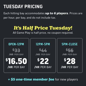 Topgolf - Tuesday pricing - New American Near Me - Jacksonville, Florida