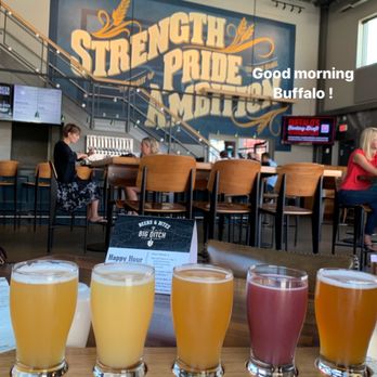 Big Ditch Brewing - Beer flight - New American Near Me - Buffalo, New York