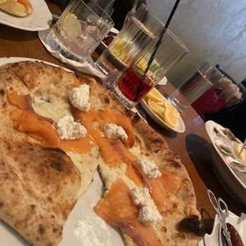 LAVO - Smoked Salmon pizza - Italian Near Me - West Hollywood, California LAVO - Smoked Salmon pizza - Italian Near Me - West Hollywood, California