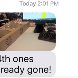 a text message