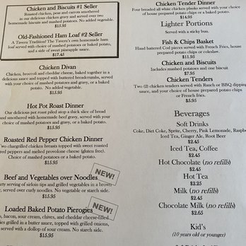 Tavern on the Square - Menu - New American Near Me - New Wilmington, Pennsylvania