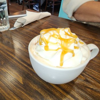 Broken Yolk Cafe - Carmel latte - Breakfast & Brunch Near Me - Fullerton, California