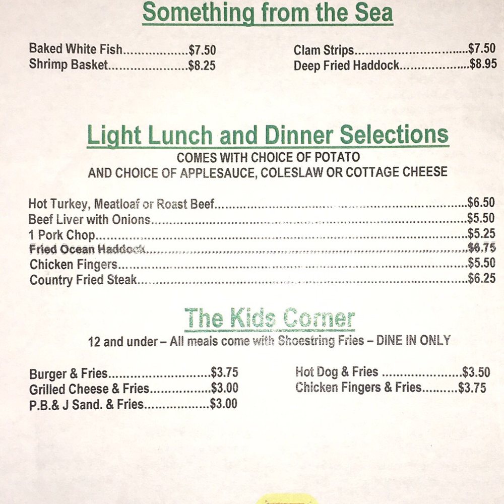 Honeybees - the menu for the kids's corner - New American Near Me - Geneva, Ohio Honeybees - the menu for the kids's corner - New American Near Me - Geneva, Ohio