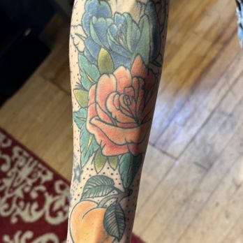 Taking Art 2 The Streets - Lemon and flowers by Josiah - Tattoo Near Me - Hanover, Pennsylvania Taking Art 2 The Streets - Lemon and flowers by Josiah - Tattoo Near Me - Hanover, Pennsylvania