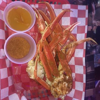 Clapbacks Seafood N Sandwiches - crab legs and coleslaw - Seafood Near Me - Murrells Inlet, South Carolina