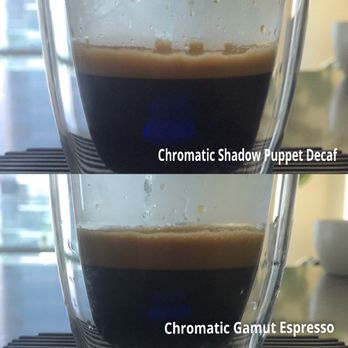 Chromatic Coffee - Crema from the house blend as well as the decaf. - Coffee Roasteries Near Me - San Jose, California