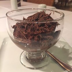Galeto's - Chocolate Mouse: semisweet chocolate and shaved Belgium chocolate