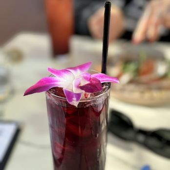 The Ginger Mule - Hibiscus agua fresca - Vegan Near Me - Houston, Texas The Ginger Mule - Hibiscus agua fresca - Vegan Near Me - Houston, Texas