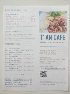 Menu photo 5 T'  AN CAFE Bellflower, CA