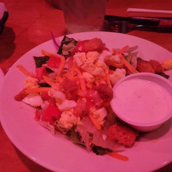 Texas Roadhouse - House salad with ranch dressing - Steakhouses Near Me - Cheyenne, Wyoming Texas Roadhouse - House salad with ranch dressing - Steakhouses Near Me - Cheyenne, Wyoming