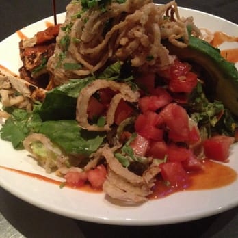 Yard House - BBQ Gardein Salad- entree size, and big enough to feed a horse! - New American Near Me - Denver, Colorado