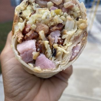 Ham 'n Scram - Double Meat Burrito - Breakfast & Brunch Near Me - Westminster, California Ham 'n Scram - Double Meat Burrito - Breakfast & Brunch Near Me - Westminster, California