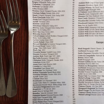 Tina's - lots of Pinots available!! - New American Near Me - Dundee, Oregon Tina's - lots of Pinots available!! - New American Near Me - Dundee, Oregon