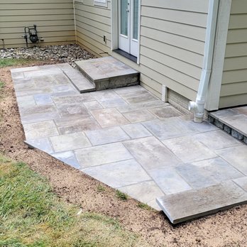 Hughes Landscaping - The tiles are level, and the sides are finished much more professionally. - Landscaping Near Me - Poolesville, Maryland Hughes Landscaping - The tiles are level, and the sides are finished much more professionally. - Landscaping Near Me - Poolesville, Maryland