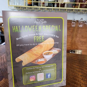 The View’s Dosa Hub - Not Diwali special. Halloween special. - Indian Near Me - Vancouver, British Columbia