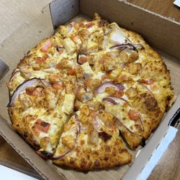 Butter Chicken Pizza Butter Chicken Pizza