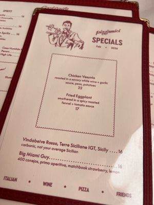 Menu photo 7 PIZZ'AMICI Chicago, IL