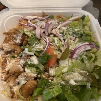 La Shish Kabob - Chicken Shawerma Plate - Middle Eastern Near Me - Charlotte, North Carolina
