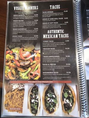 Menu photo 7 Fiesta San Felipe Perryville, MO