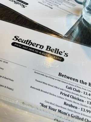Menu photo 7 Southern Belle's Barrington, IL