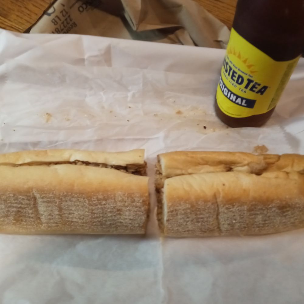 chicken cheesesteak was way too tiny for $14.75 chicken cheesesteak was way too tiny for $14.75
