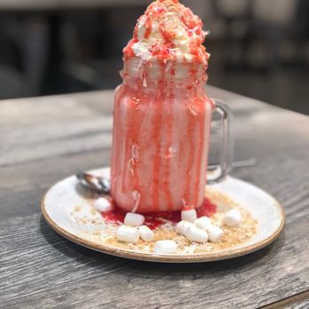The Aussie Grind - Ivooo strawberry shake - Cafes Near Me - Frisco, Texas The Aussie Grind - Ivooo strawberry shake - Cafes Near Me - Frisco, Texas