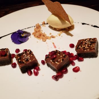 KUU Restaurant - Brownie dessert $9 - Japanese Near Me - Houston, Texas