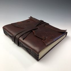 Art On Oak - Touch the Sky Books - Hand bound Leather Journals and Accessories. Tin Jewelry