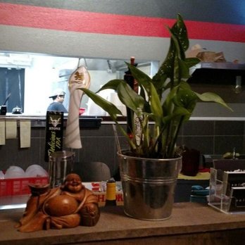 Soi 30th - Kitchen service window behind the counter - Thai Near Me - San Diego, California