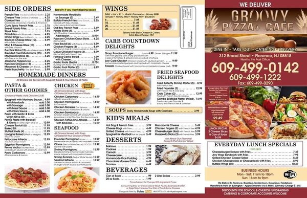 Menu photo 2 Groovy Pizza And Cafe Florence Township, NJ Menu photo 2 Groovy Pizza And Cafe Florence Township, NJ
