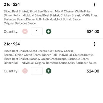 Dickey's Barbecue Pit - What I was planning to order..and the timestamp. Would highly recommend at any other location than this one. - Barbeque Near Me - Lakeside, Arizona