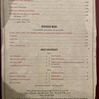 Rick's Crossroads Grille - Menu - Steakhouses Near Me - Lincoln, Alabama