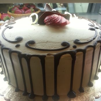 Aram Bakery - a chocolate cake with a strawberry on top - Bakeries Near Me - San Jose, California