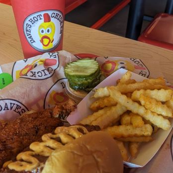 Dave's Hot Chicken - Slider and tender meal with added drink - Chicken Shop Near Me - St Paul, Minnesota Dave's Hot Chicken - Slider and tender meal with added drink - Chicken Shop Near Me - St Paul, Minnesota