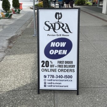 Sadra Persian Grill House - Sign - Persian/Iranian Near Me - Vancouver, British Columbia Sadra Persian Grill House - Sign - Persian/Iranian Near Me - Vancouver, British Columbia