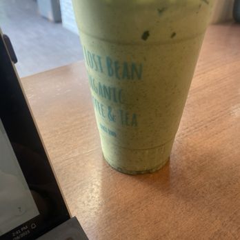 The Lost Bean - Matcha Latte After Mixing - Coffee & Tea Near Me - Irvine, California The Lost Bean - Matcha Latte After Mixing - Coffee & Tea Near Me - Irvine, California