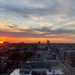 Sunset view from room 821