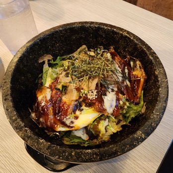 Totoan Donburi - a pan of food on a table - Japanese Near Me - Vancouver, British Columbia Totoan Donburi - a pan of food on a table - Japanese Near Me - Vancouver, British Columbia
