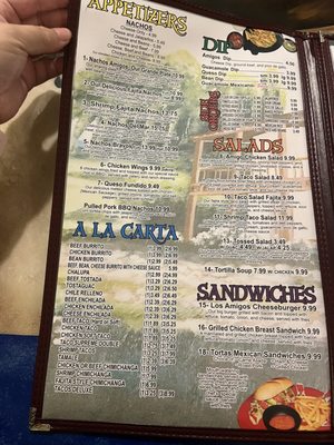 Menu photo 2 Los Amigos West Plains, MO