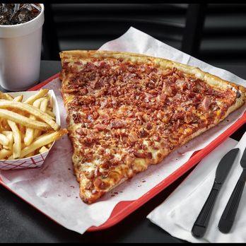 Papa Rays Pizza and Wings - Monster slice - Pizza Near Me - Addison, Illinois