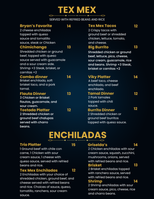 Menu photo 2 La Victoria Grill Big Sandy, TX Menu photo 2 La Victoria Grill Big Sandy, TX