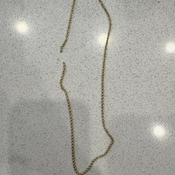 Piercing Pagoda - 18 inch gold necklace