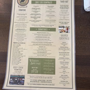 Starling Diner - Menu - New American Near Me - Long Beach, California Starling Diner - Menu - New American Near Me - Long Beach, California