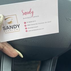 Sandy Eyebrows - Loyalty card