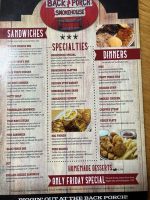 BACK PORCH SMOKEHOUSE - Updated October 2025 - 17 Photos & 39 Reviews ...