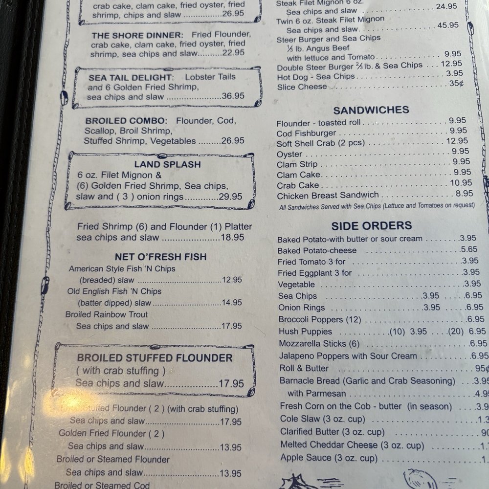 Under the Pier - Menu - Seafood Near Me - Levittown, Pennsylvania