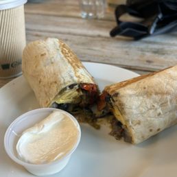 Veggie Breakfast Burrito (amazing)