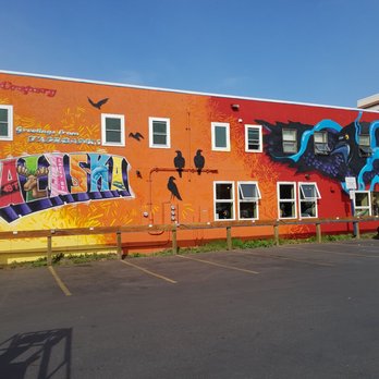 Fairbanks Downtown Hostel - The mural on the side of the building - Hostels Near Me - Fairbanks, Alaska Fairbanks Downtown Hostel - The mural on the side of the building - Hostels Near Me - Fairbanks, Alaska